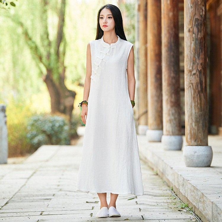 white linen dresses for women